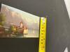 4.5" x 3" Hand-Painted View of Ch&acirc;teau de Chillon on Lake Geneva - 5