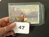 4.5" x 3" Hand-Painted View of Ch&acirc;teau de Chillon on Lake Geneva - 7