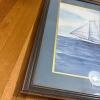17.5" x 21.5" Framed Nautical Watercolor Painting, Signed - 4