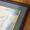 17.5" x 21.5" Framed Nautical Watercolor Painting, Signed - 5