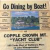 Copple Crown Mt. Yacht Club Framed Advertisement and Grover Pirates' Den Sign - 5