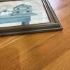 22.5" x 12.25" Framed Birdhouses Wall Art, Signed - 4