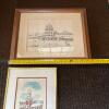 Framed Manchester NH Landmarks and Baker's Singing Orchestra Photograph - 18