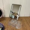 Table Lamp, Vanity Mirrors and Acrylic Organizer Bundle - 2
