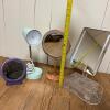 Table Lamp, Vanity Mirrors and Acrylic Organizer Bundle - 8