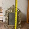 Ornate Brass Tabletop Picture Frame - 6