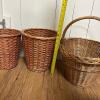 Six Assorted Woven Baskets - 10