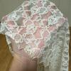 Irish Shamrock Pins, Lace Scarf and Shamrock Handkerchief - 4