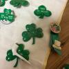 Irish Shamrock Pins, Lace Scarf and Shamrock Handkerchief - 8