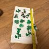 Irish Shamrock Pins, Lace Scarf and Shamrock Handkerchief - 12