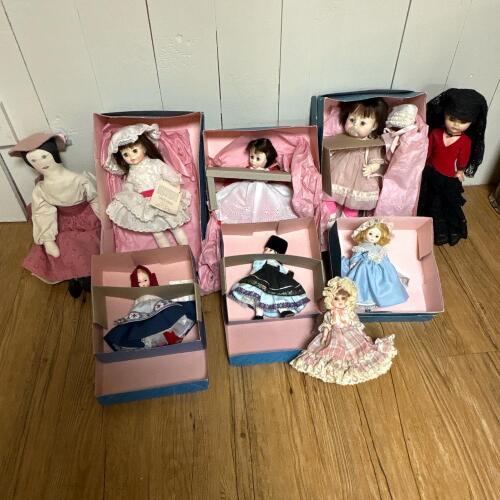 Vintage Madame Alexander Dolls with Assorted Companion Dolls