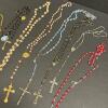 Catholic Rosaries, Crucifixes, and Religious Medals Assortment - 3