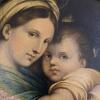 Madonna of the Chair by Raphael Framed Art, 21"x21" - 3
