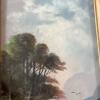 Pair of Gilt Ornate Framed Landscapes, 13"x23" - 2
