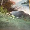 Pair of Gilt Ornate Framed Landscapes, 13"x23" - 4