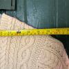 Cream Cable Knit Wool Sweater - 9