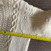 Cream Cable Knit Wool Sweater - 10