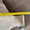 Cream Cable Knit Wool Sweater - 11