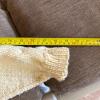Cream Cable Knit Cardigan Sweater - 12