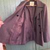 Covington Outerwear Gray Wool-Blend Peacoat - 6