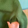 Hand-Knit Crewneck Sweaters in Red and Green - 4