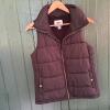 Old Navy Quilted Vest with Cashmere & Crocheted Scarves - 3