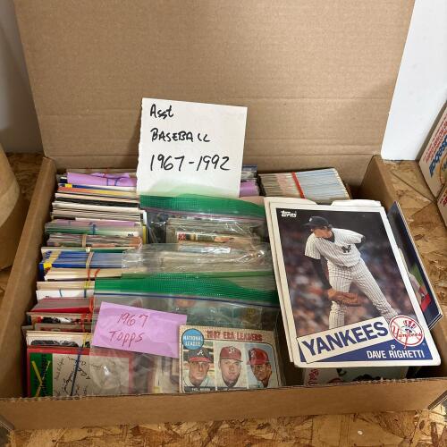 Assorted Baseball Cards, 1967&ndash;1992