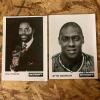 Signed Walt Frazier & Ottis Anderson Herman's Promo Photos