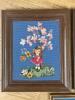 Approx 11" x13" and 8" x 6" Framed Needlepoint Pictures, Child and Animal Motifs - 2