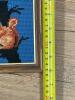 Approx 11" x13" and 8" x 6" Framed Needlepoint Pictures, Child and Animal Motifs - 9