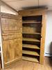 Primitive Wooden Cabinet with Iron Hardware - 2