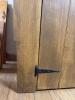 Primitive Wooden Cabinet with Iron Hardware - 12