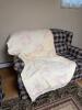 Handmade Patchwork Quilt in Pastel Churn Dash Pattern