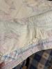Handmade Patchwork Quilt in Pastel Churn Dash Pattern - 6