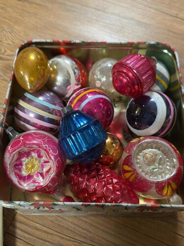 Vintage Glass Christmas Ornaments