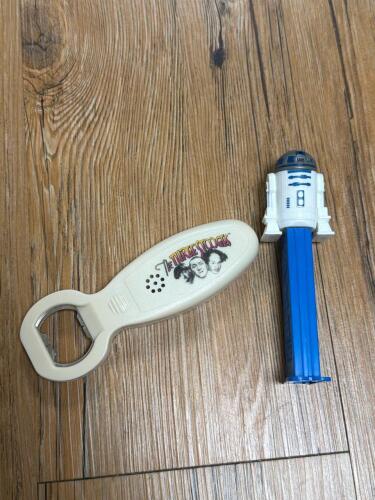Vintage R2D2 Pex Dispenser and 3 Stooges Bottle Opener