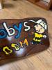 Handcrafted Wood Plaque Bobby's Room with Peanuts Characters - 4