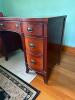 Mahogany Bow Front Desk in Hepplewhite Style - 2