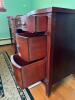 Mahogany Bow Front Desk in Hepplewhite Style - 4
