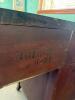 Mahogany Bow Front Desk in Hepplewhite Style - 16