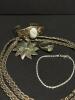 Sterling Silver Cuff Bracelet, Brooch, Ring, Chain & Bracelet - 2