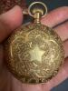 American Waltham Pocket Watch in Ornate Gold-Filled Case - 14