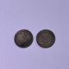 Antique Seated Liberty Half Dimes, 1847 & 1842