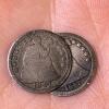 Antique Seated Liberty Half Dimes, 1847 & 1842 - 3