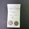Two Antique Seated Liberty Dimes, 1854 & 1888 - 4