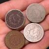 Liberty Head V Nickels: 1889, 1901, 1910 - 3