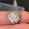 George V British Silver Threepence Coin, 1919 - 2