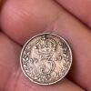 George V British Silver Threepence Coin, 1919 - 3