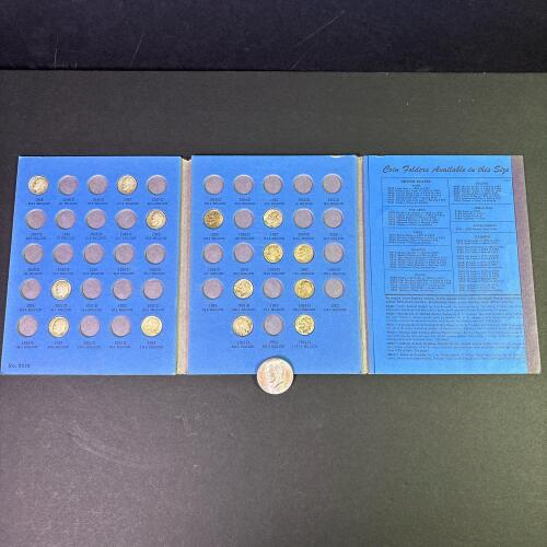 Roosevelt Dimes Collection & Kennedy Half Dollar