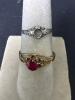10K Gold Rings with Gemstones and Chain Necklaces - 3